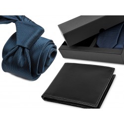 TIE CT005 + LEATHER WALLET
